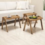 Hanah Home Juego de Mesas Nido Paris - Walnut